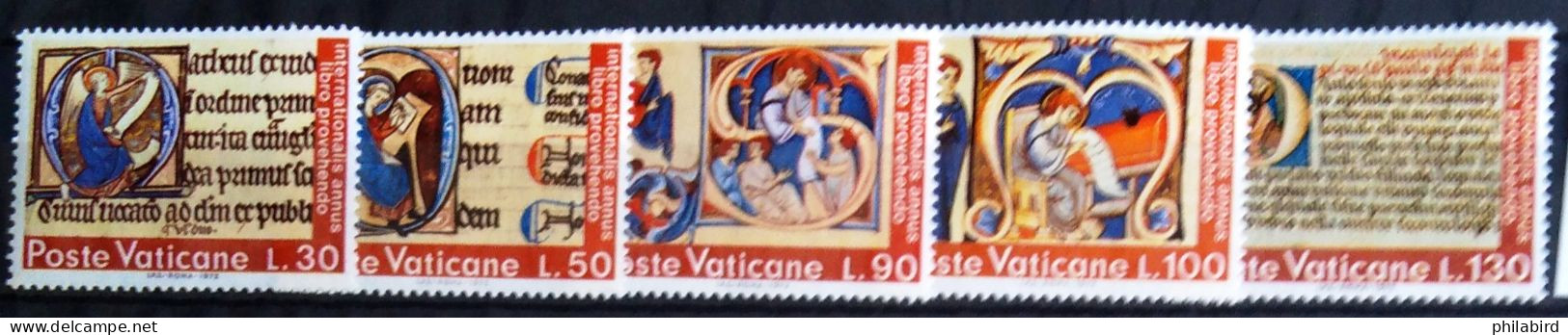 VATICAN                          N° 542/546                         NEUF** - Unused Stamps