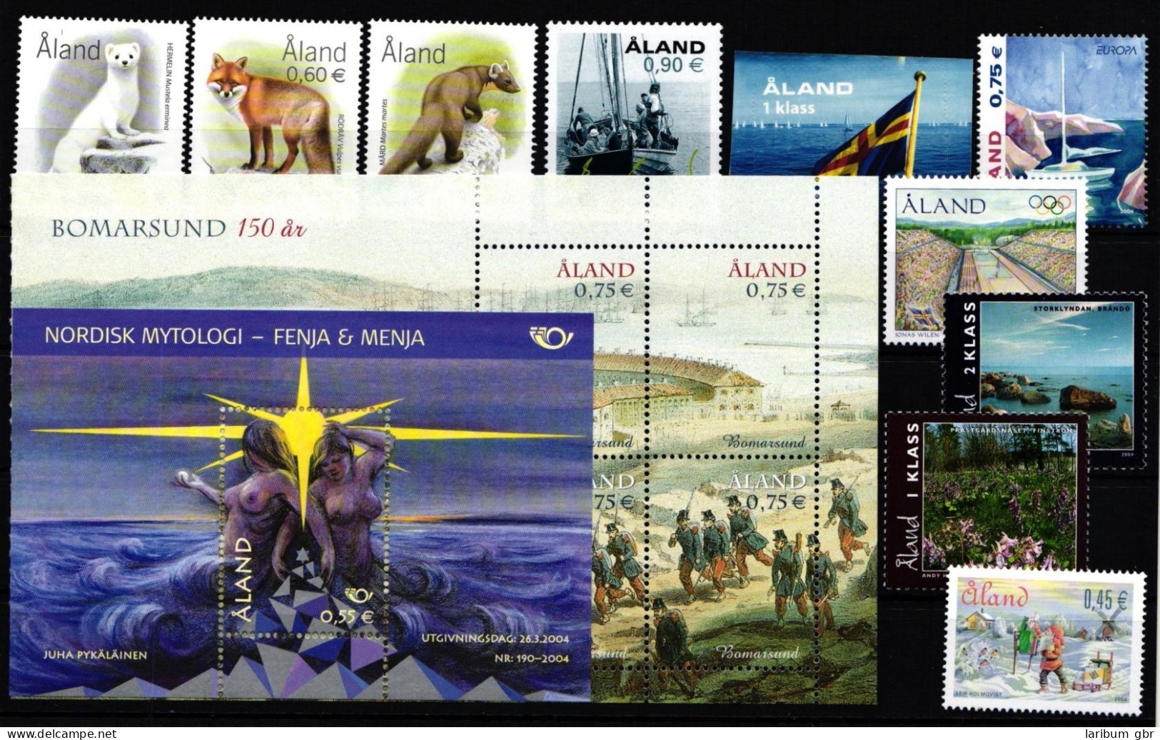 Finnland Alandinseln Jahrgang 2004 Mit 229-243 Postfrisch #KF674 - Aland