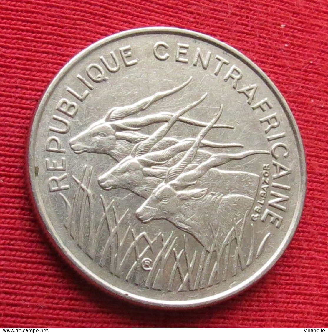 Central African Republic 100 Francs 1976  Wºº - República Centroafricana