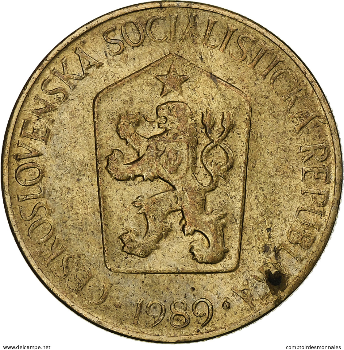 Tchécoslovaquie, Koruna, 1989 - Czechoslovakia