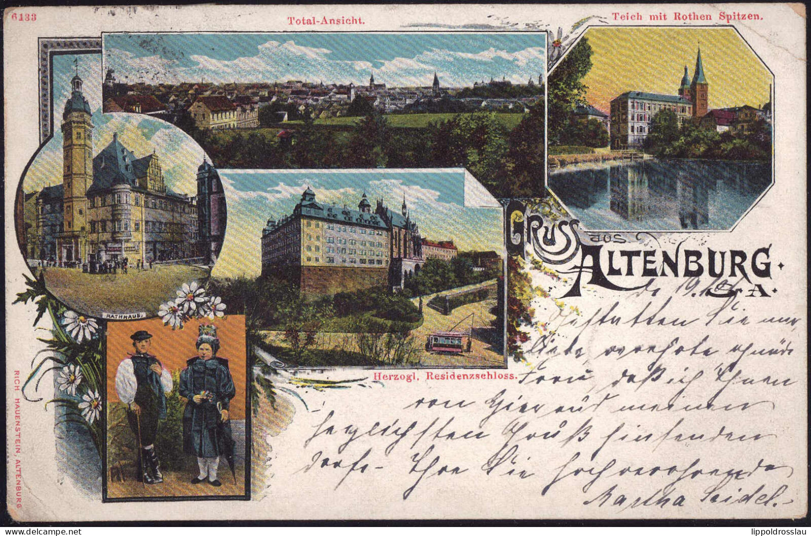 Gest. O-7400 Altenburg Div. Motive 1901 EK 2cm, Bug 1cm, Etwas Best. - Altenburg