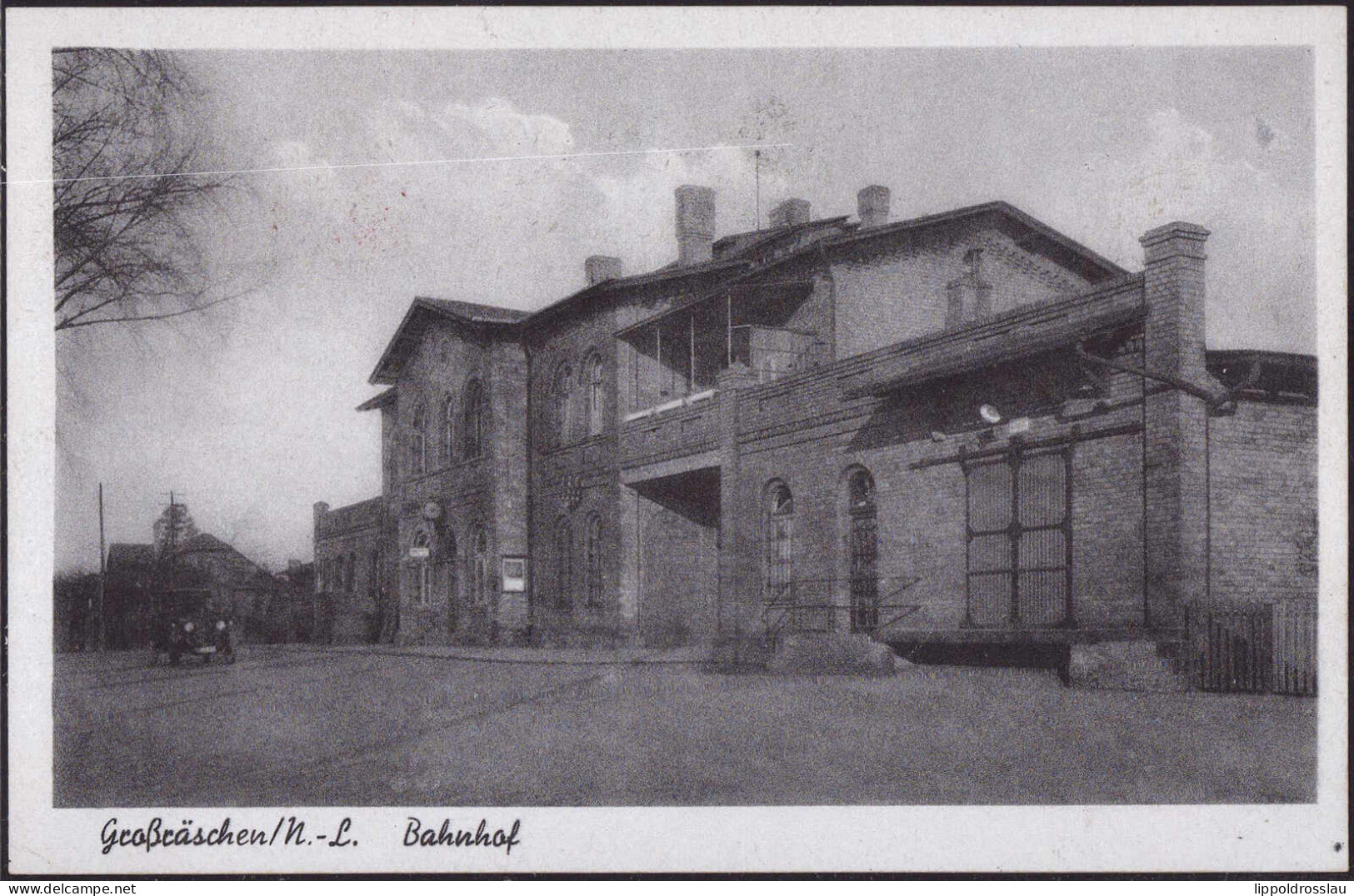 Gest. O-7805 Großräschen Bahnhof, Sammlerfrakatur 1946 - Ruhland