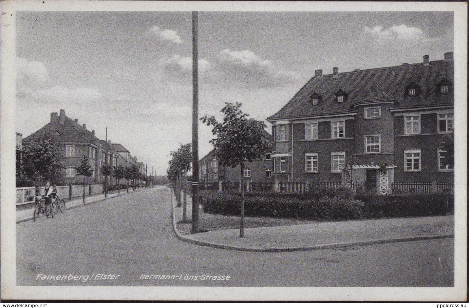 Gest. O-7900 Falkenberg Hermann-Löns-Straße 1940 - Falkenberg