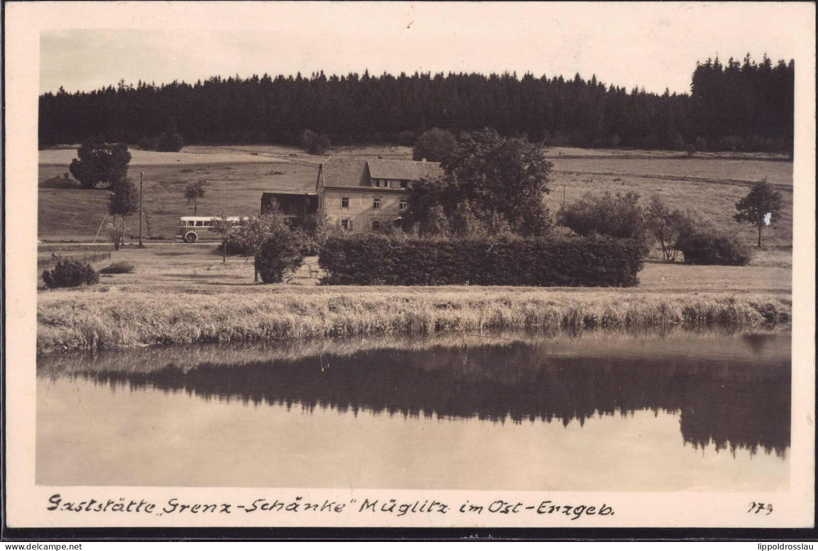 * O-8231 Müglitz Gasthaus Grenz-Schänke - Dippoldiswalde