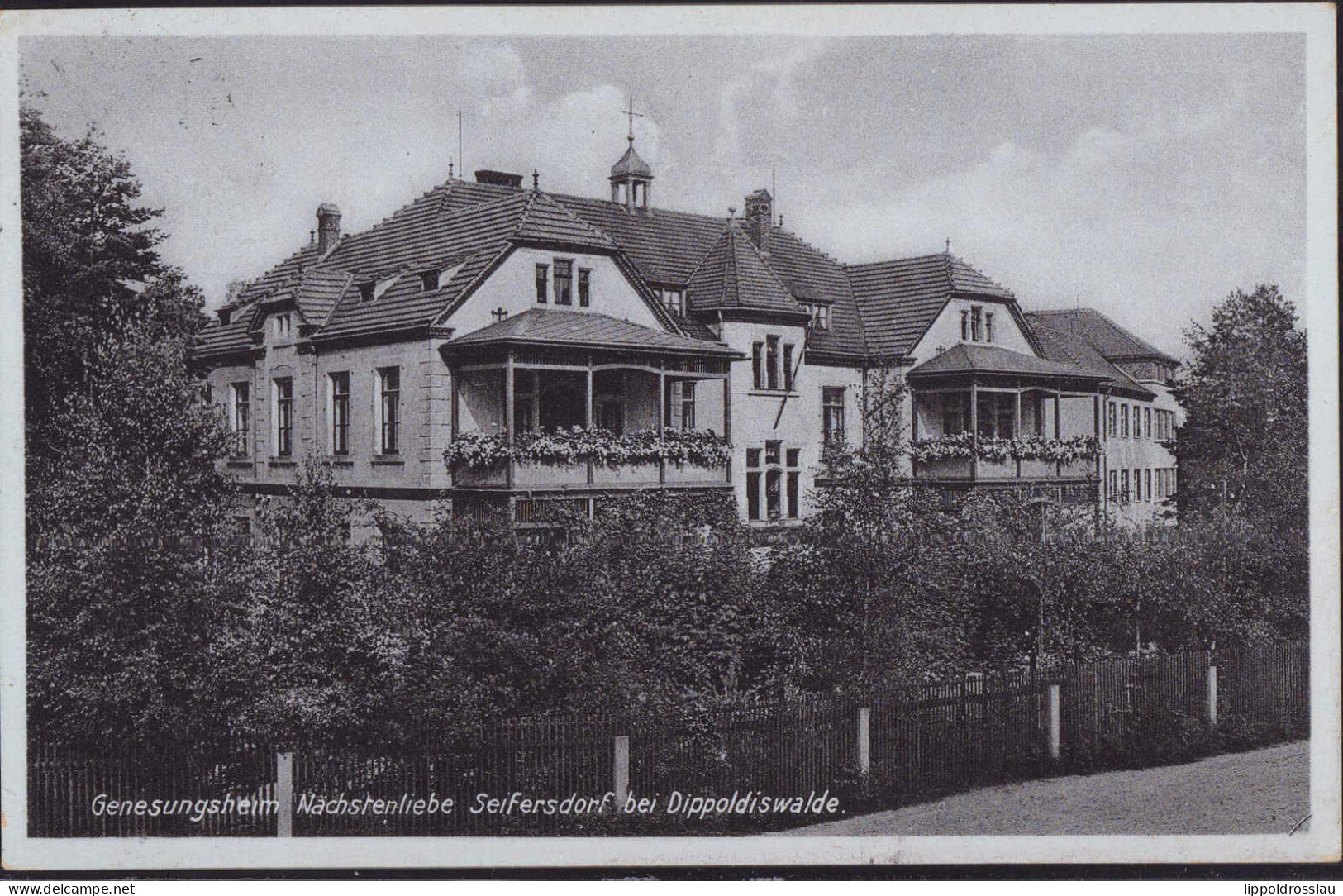 Gest. O-8231 Seifersdorf Haus Nächstenliebe 1938 - Dippoldiswalde