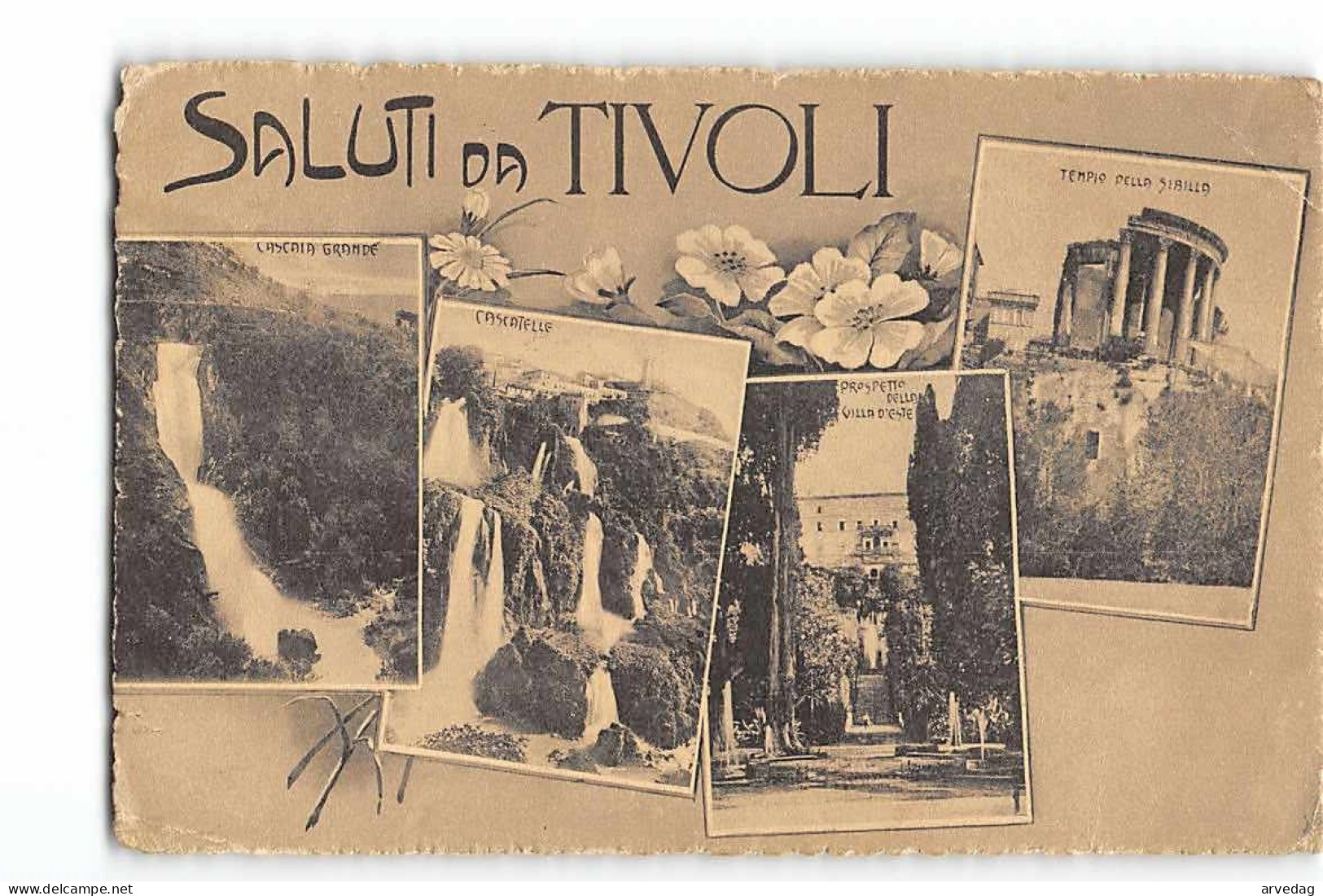 16462 SALUTI DA TIVOLI - Souvenir De...