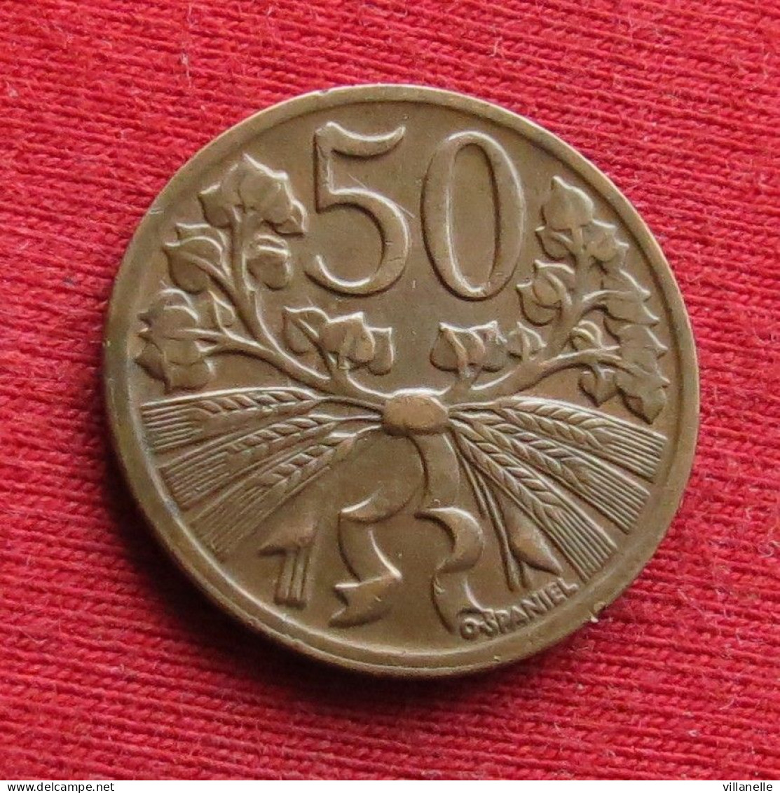 Czechoslovakia 50 Haleru 1949 Tchecoslovaquie Checoslovaquia Cecoslovacchia Tchèque Et  Slovaque  W ºº - Tchécoslovaquie