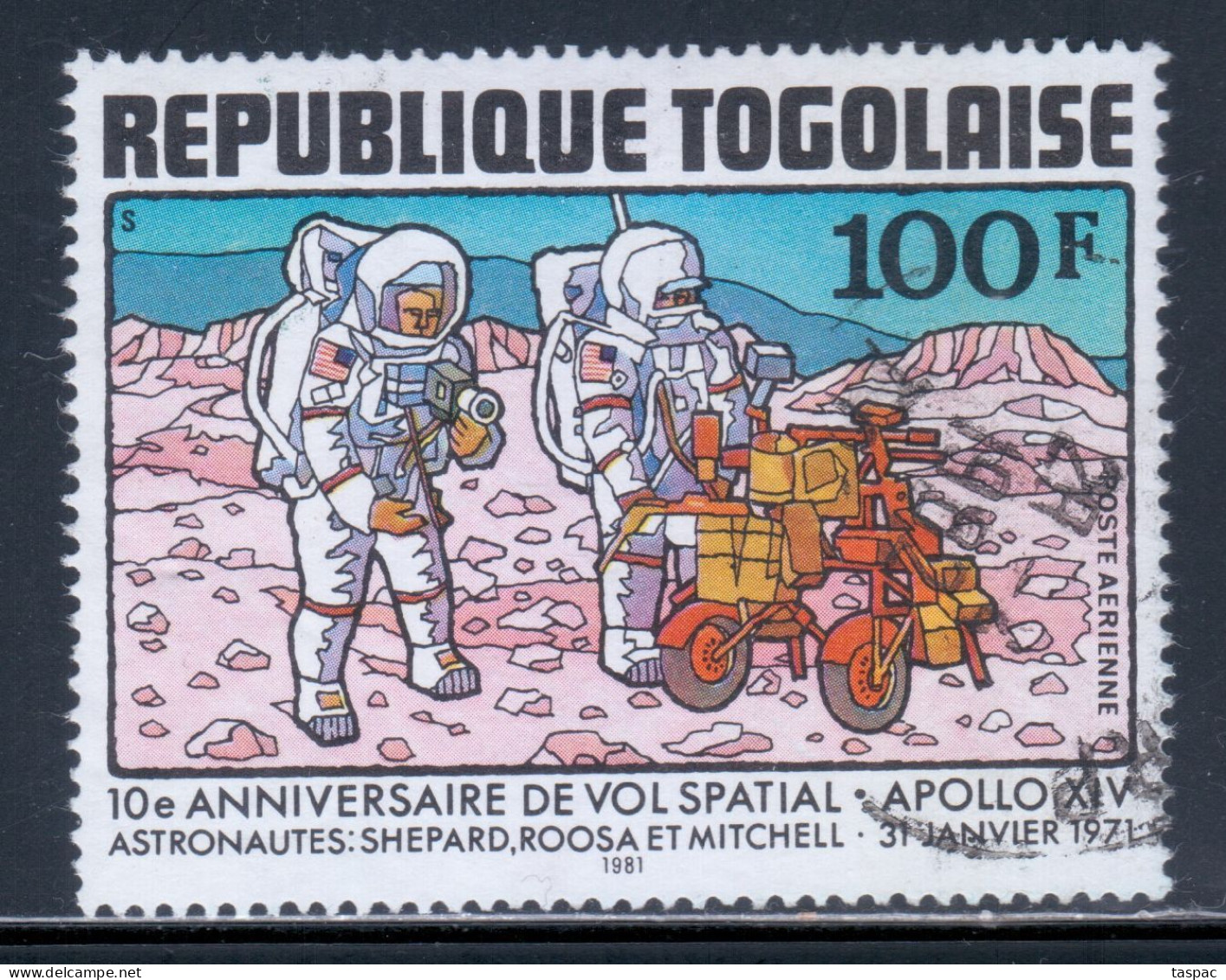 Togo 1981 Mi# 1581 A Used - Short Set - Apollo 14 / Space - Afrika