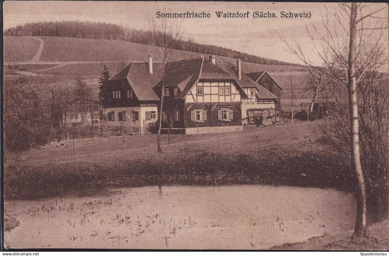 Gest. O-8352 Waitzdorf Sommerfrische 1926 - Stolpen