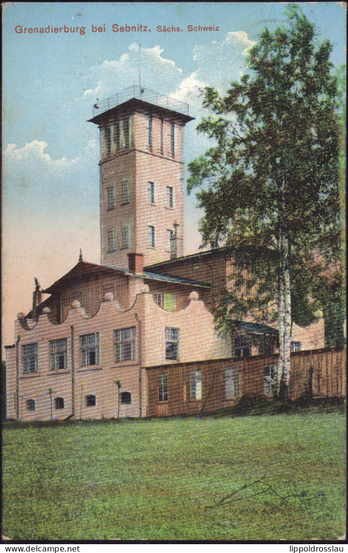Gest. O-8360 Sebnitz Grenadierburg 1911 - Sebnitz