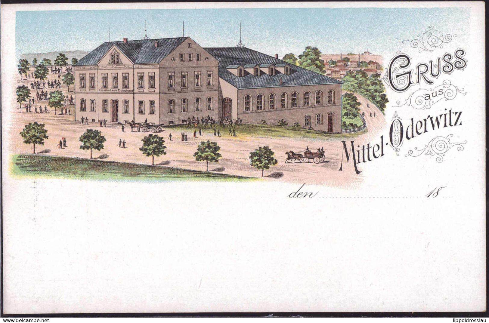 * O-8008 Mittel-Oderwitz Gasthaus Zum Kretscham - Zittau