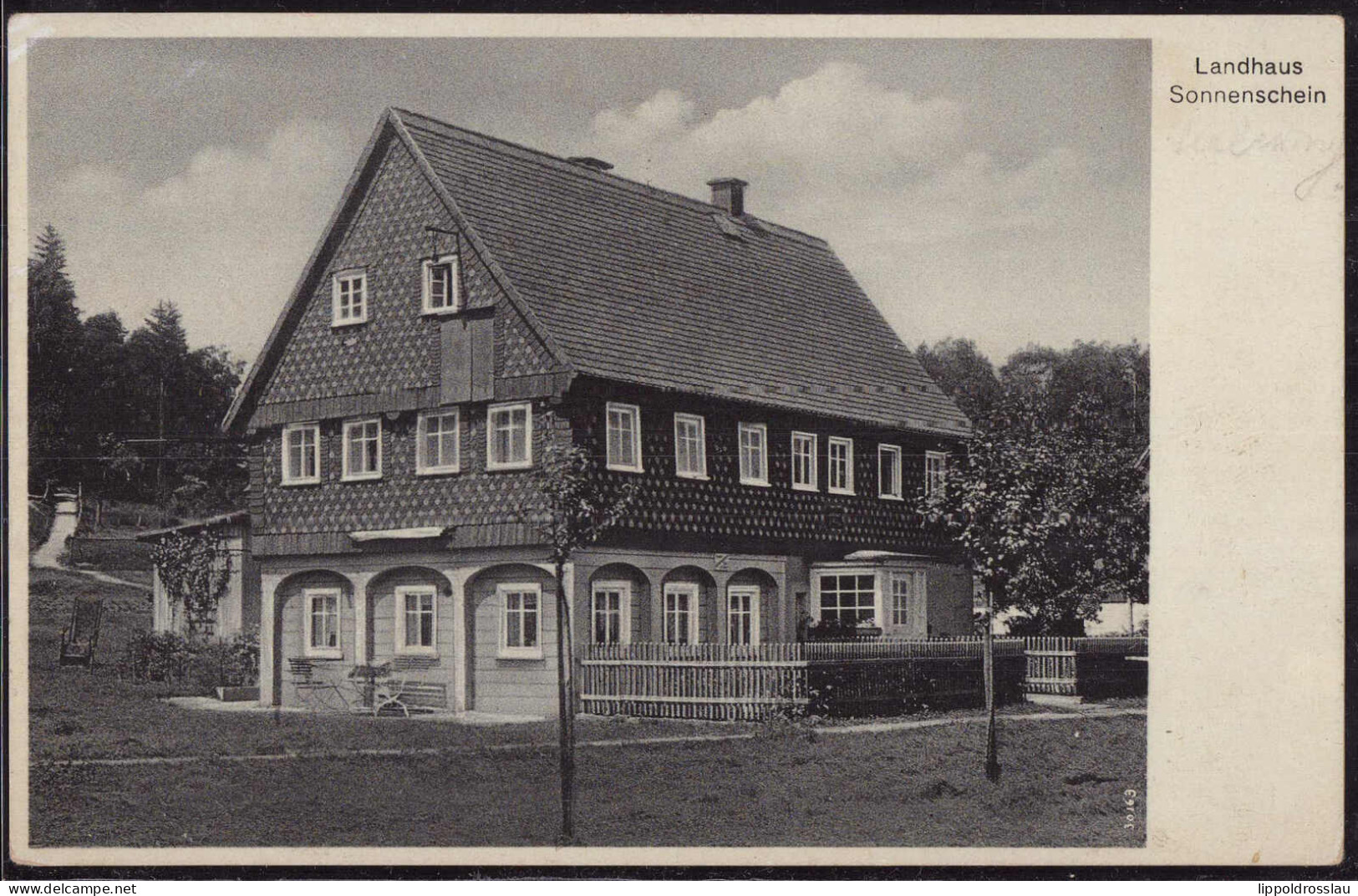 Gest. O-8805 Jonsdorf Landhaus Sonnenschein 1936 - Zittau