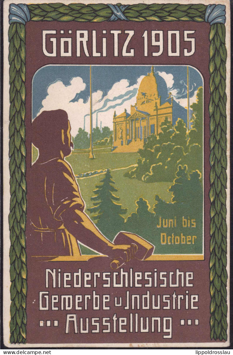 * O-8900 Görlitz Niederschlesische Ausstellung 1905 - Goerlitz