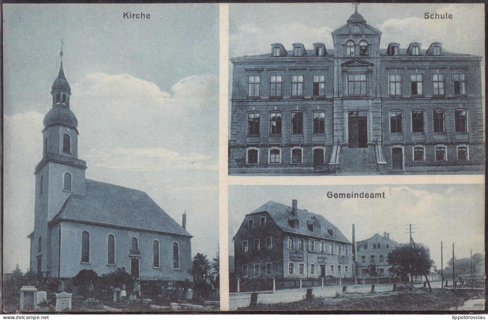 * O-9105 Mittelfrohna Schule Gemeindeamt - Chemnitz (Karl-Marx-Stadt 1953-1990)