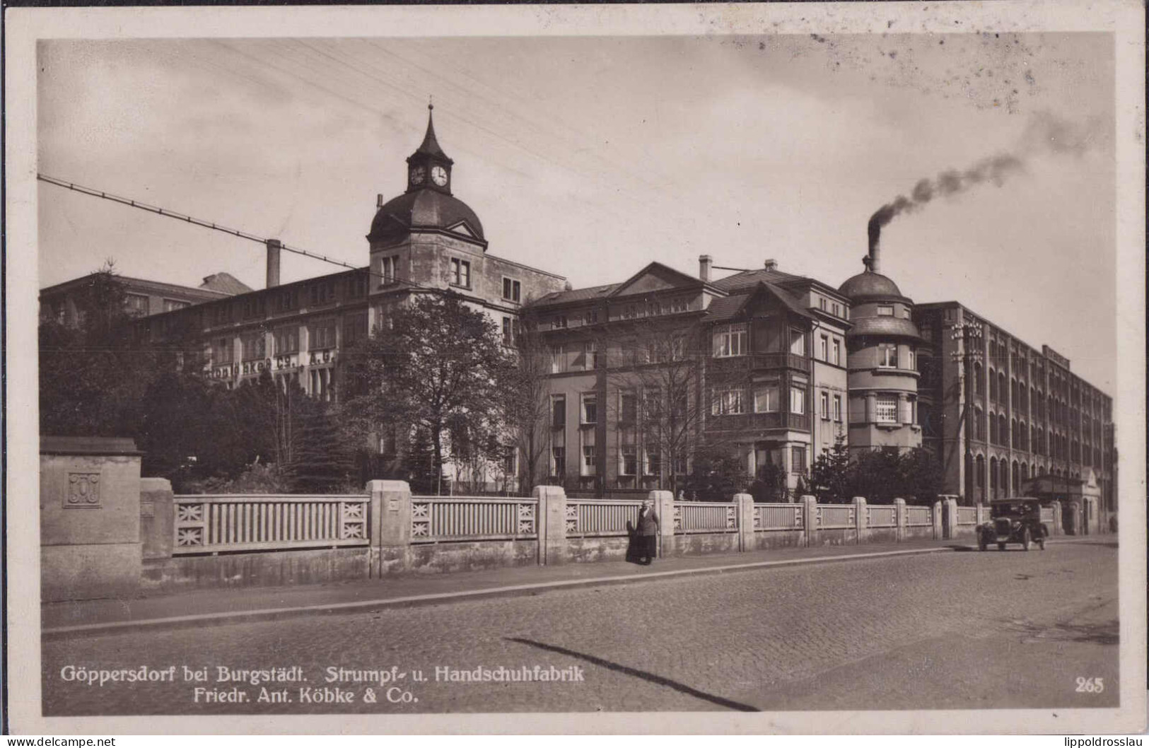 Gest. O-9112 Göppersdorf Handschuhfabrik Köbke 1934 - Chemnitz (Karl-Marx-Stadt 1953-1990)