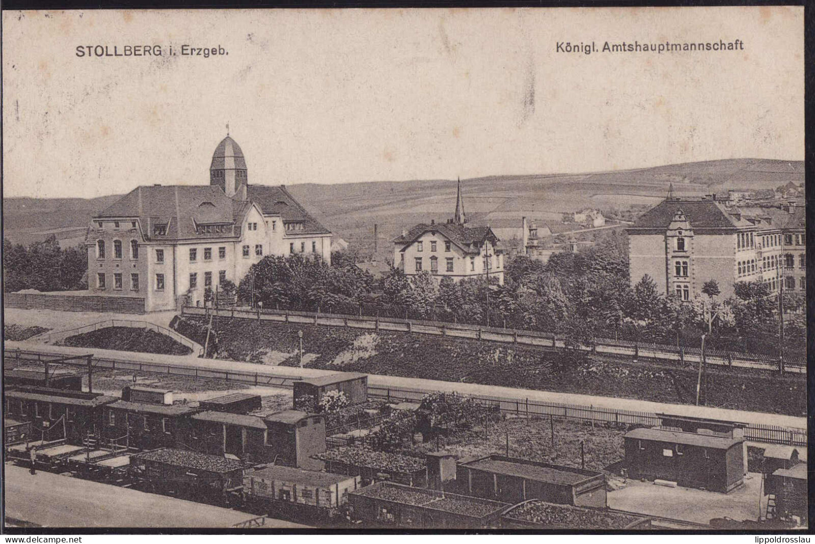 O-9150 Stollberg Bahnanlagen 1922 - Stollberg (Erzgeb.)