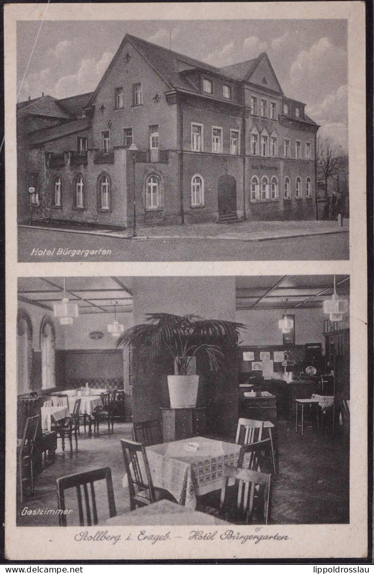 * O-9150 Stollberg Hotel Gasthaus Bürgergarten - Stollberg (Erzgeb.)