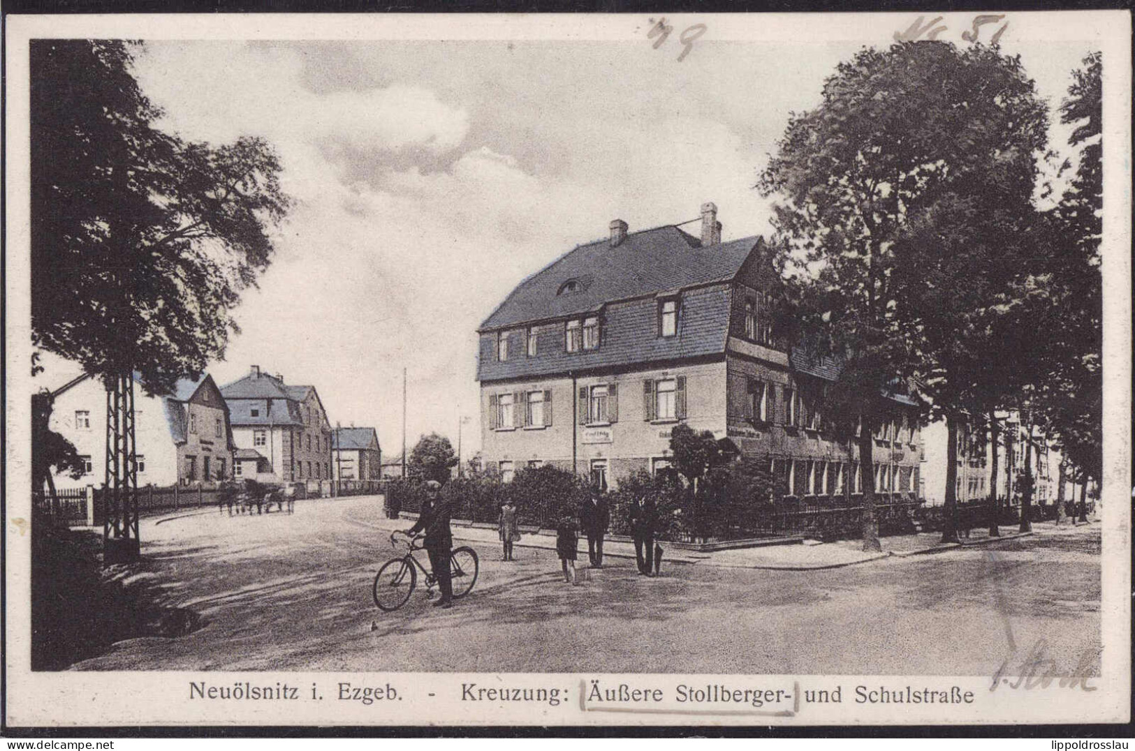 * O-9156 Neuölsnitz Schulstraße Äussere Stollberger Straße - Stollberg (Erzgeb.)