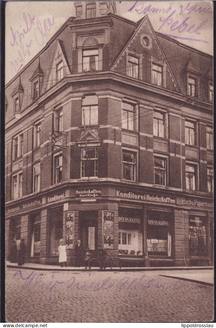 Gest. O-9250 Mittweida Gasthaus Reichskaffee 1926 - Mittweida