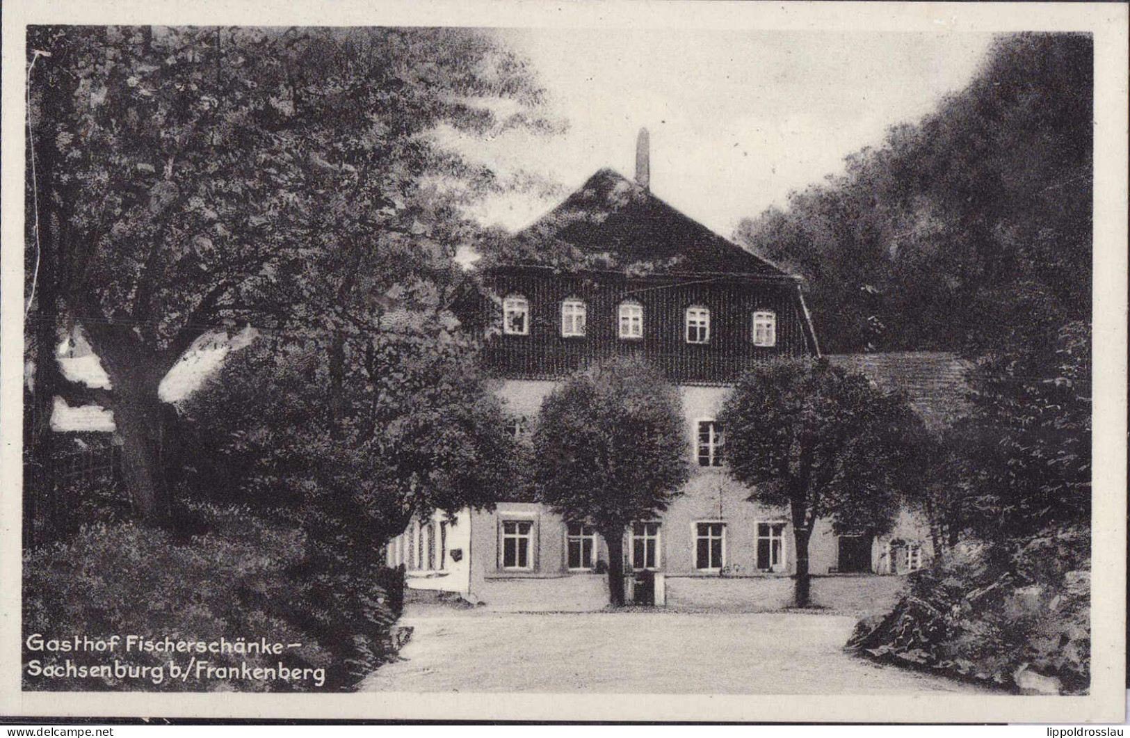 Gest. O-9251 Sachsenburg Gasthaus Fischerschänke - Mittweida