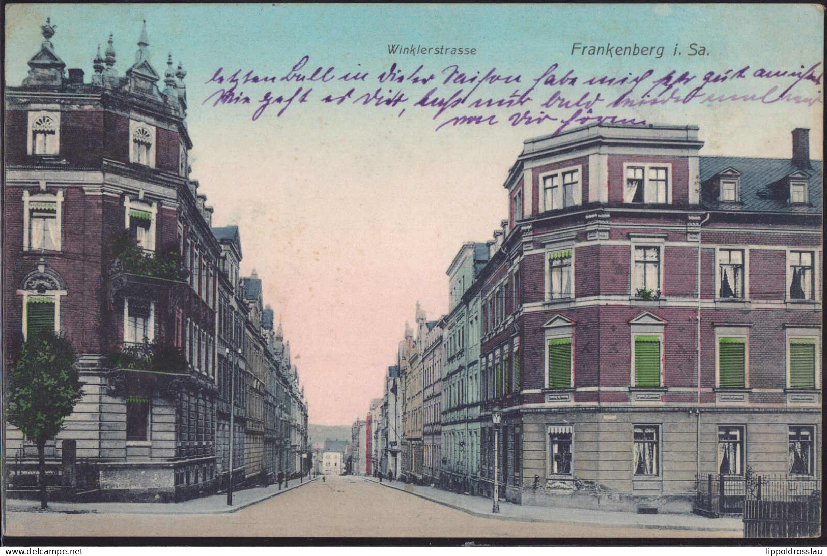 Gest. O-9262 Frankenberg Winklerstraße 1903 - Mittweida