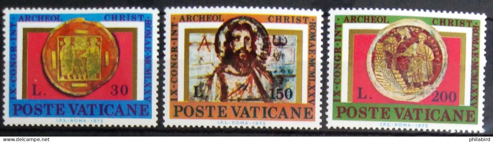 VATICAN                          N° 600/602                        NEUF** - Unused Stamps