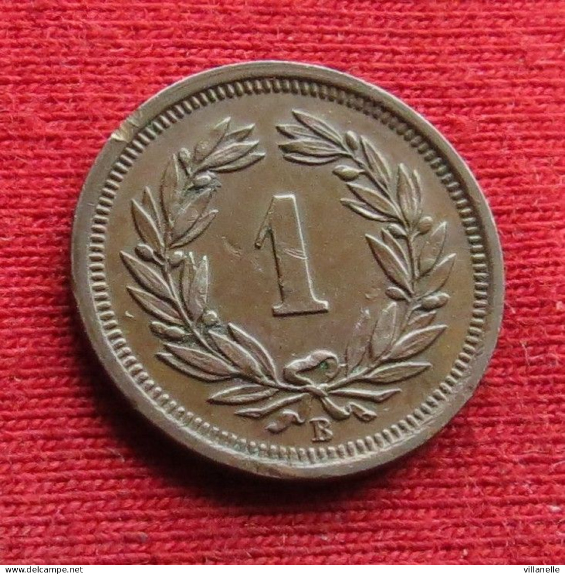 Switzerland 1 Rappen 1921 Suiça Suisse Svizzera Schweiz Suiza  #2 Wºº - Autres & Non Classés