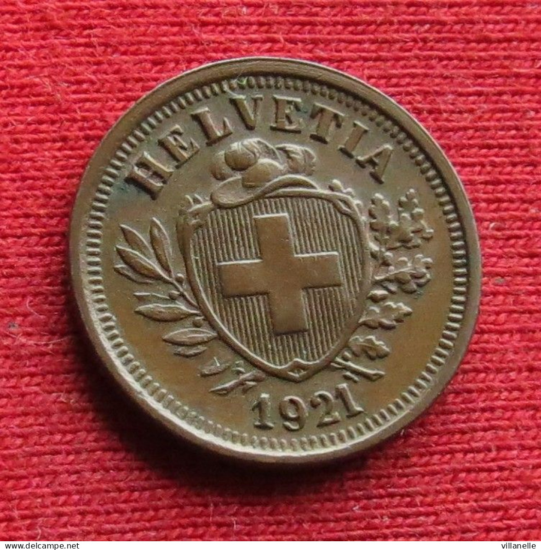 Switzerland 1 Rappen 1921 Suiça Suisse Svizzera Schweiz Suiza   Wºº - Autres & Non Classés
