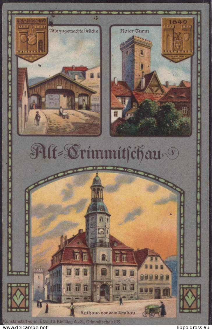 * O-9630 Crimmitschau 500 Jahrfeier 1914 - Crimmitschau