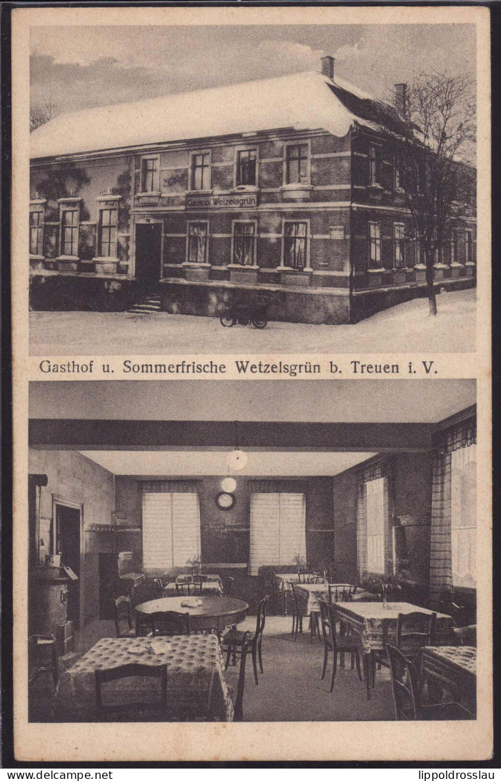 * O-9701 Wetzelsgrün Gasthaus Sommerfrische Brandt - Auerbach (Vogtland)