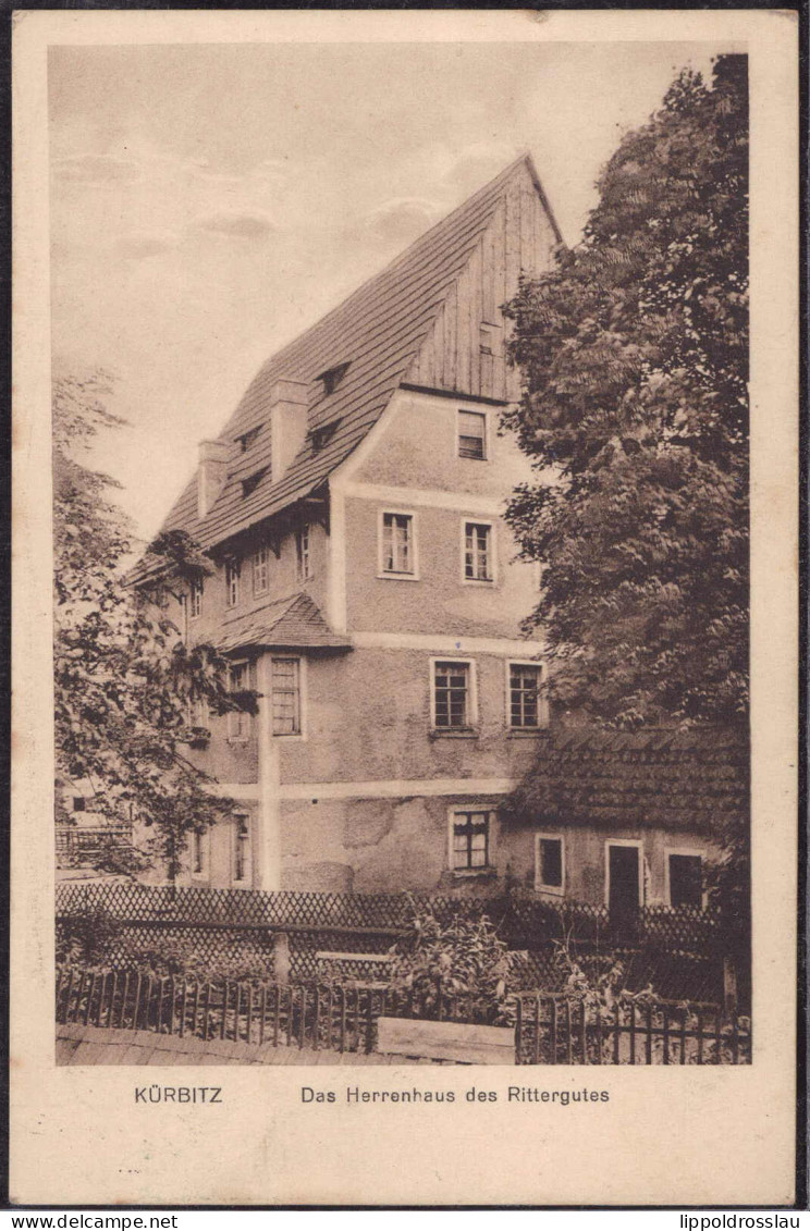 Gest. O-9901 Kürbitz Herrenhaus 1916 - Plauen