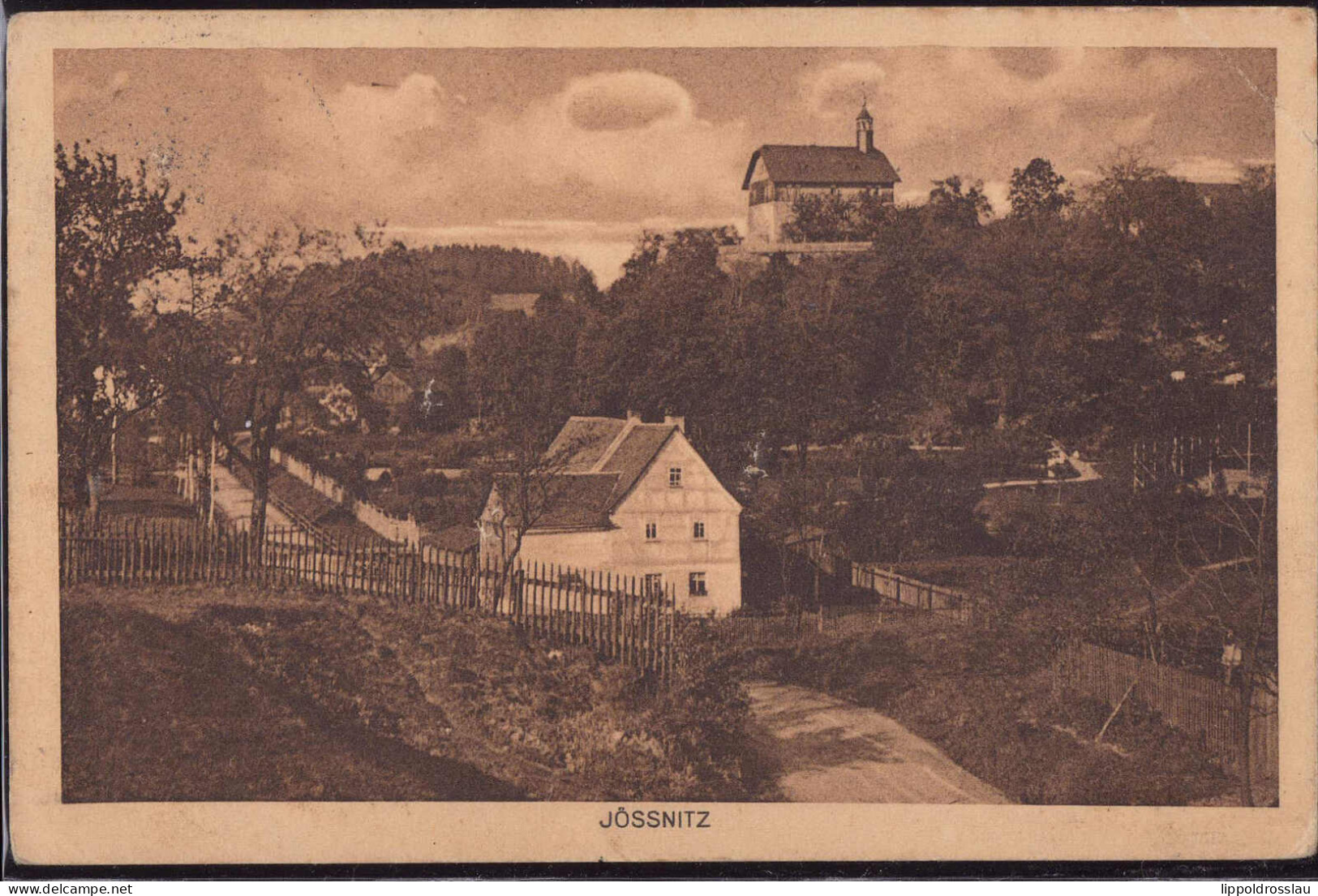 Gest. O-9904 Jößnitz Teil Des Ortes, Feldpost 1916 - Plauen