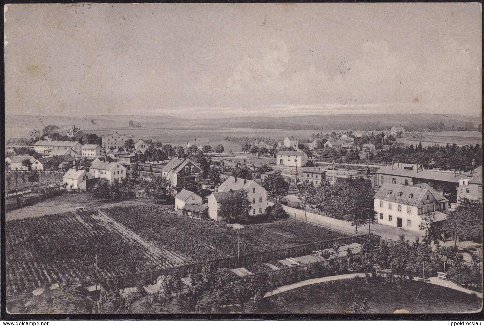 Gest. O-9905 Mehltheuer Blick Zum Ort 1908 - Plauen