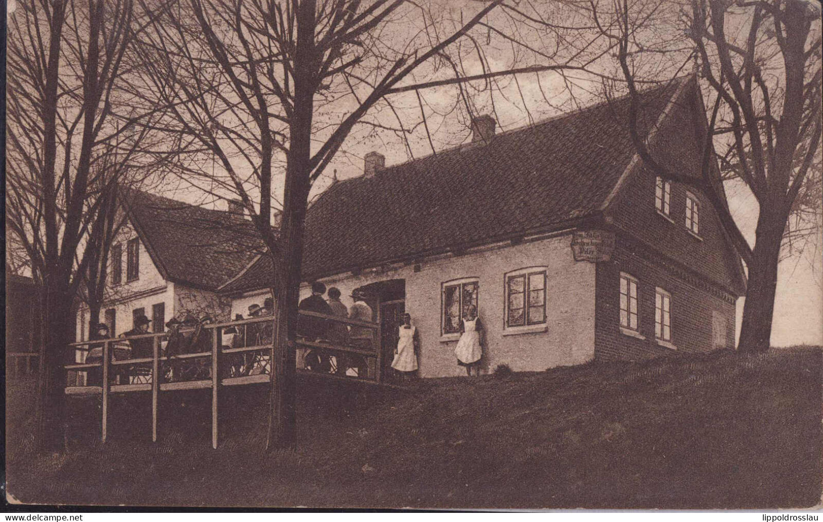 Gest. W-2155 Königreich Fährhaus Gasthaus Bröhan, Feldpost 1940, Min. Best. - Buxtehude