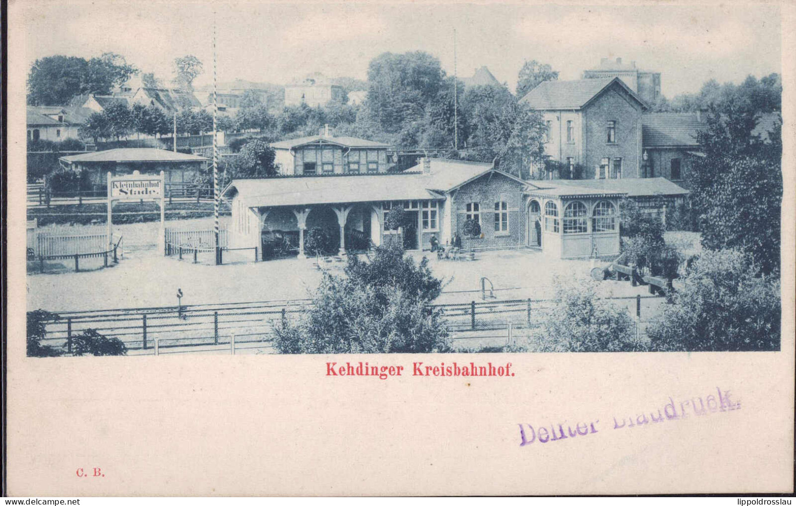 * W-2160 Stade Bahnhof Kehdinger Kleinbahn - Stade