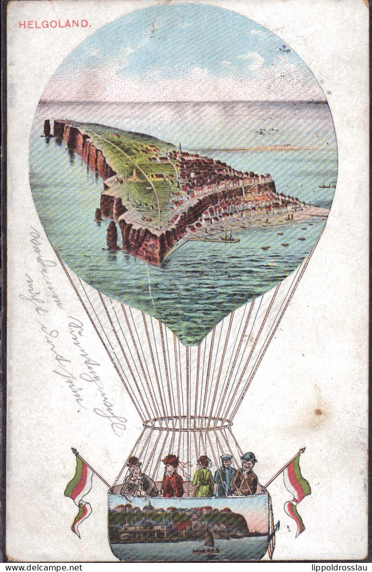 Gest. W-2192 Helgoland Ballon 1908, Min. Best. - Cuxhaven