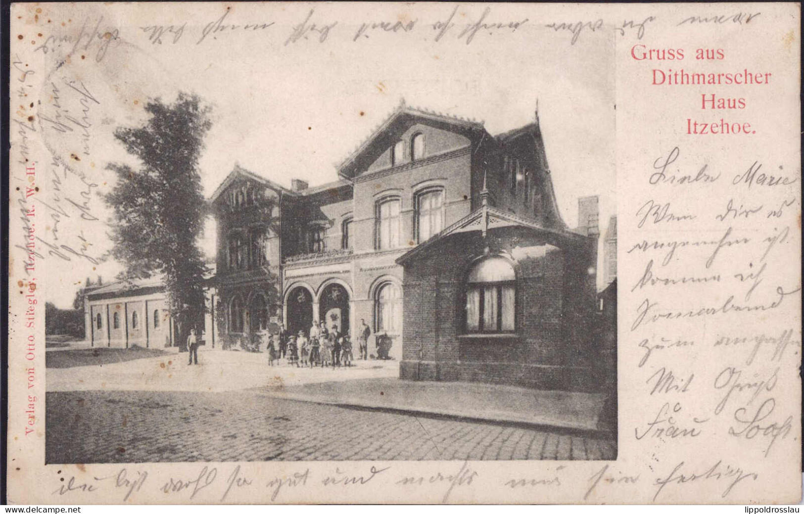 Gest. W-2210 Itzehoe Dithmarscher Haus 1905 - Itzehoe