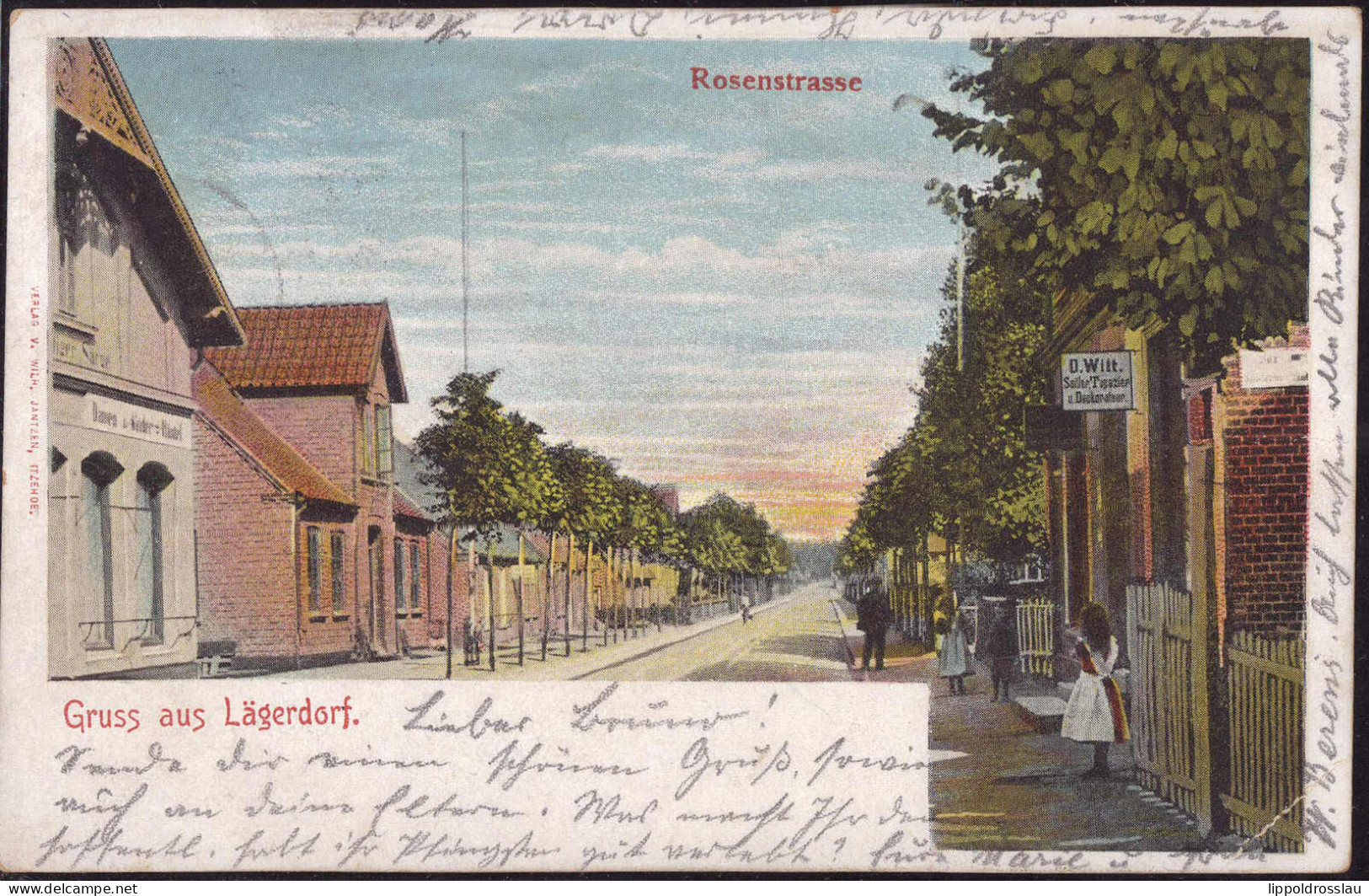 Gest. W-2219 Lägerdorf Rosenstraße 1900, EK 1,3 Cm - Itzehoe