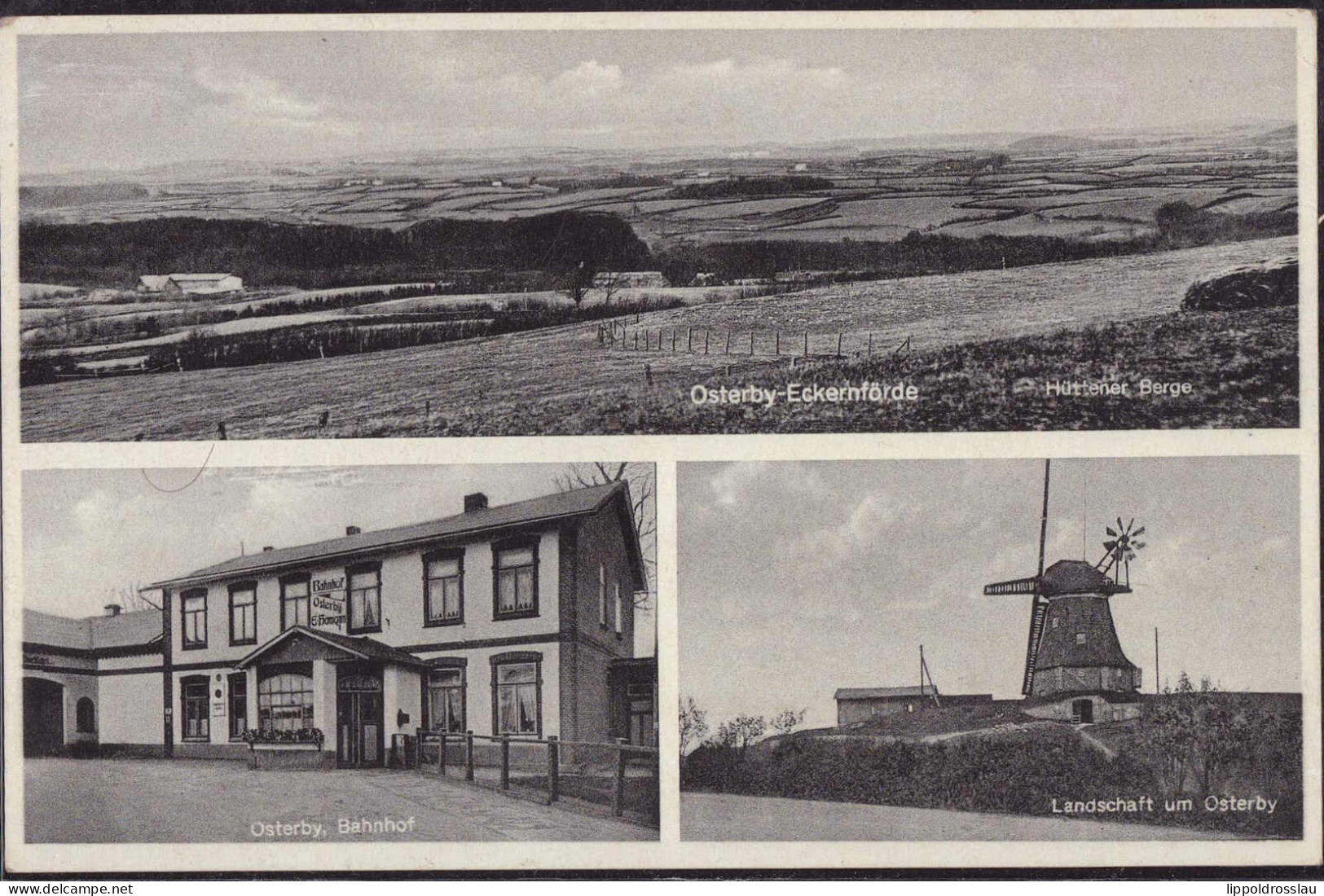 * W-2331 Osterby Bahnhof Windmühle 1938 - Eckernförde