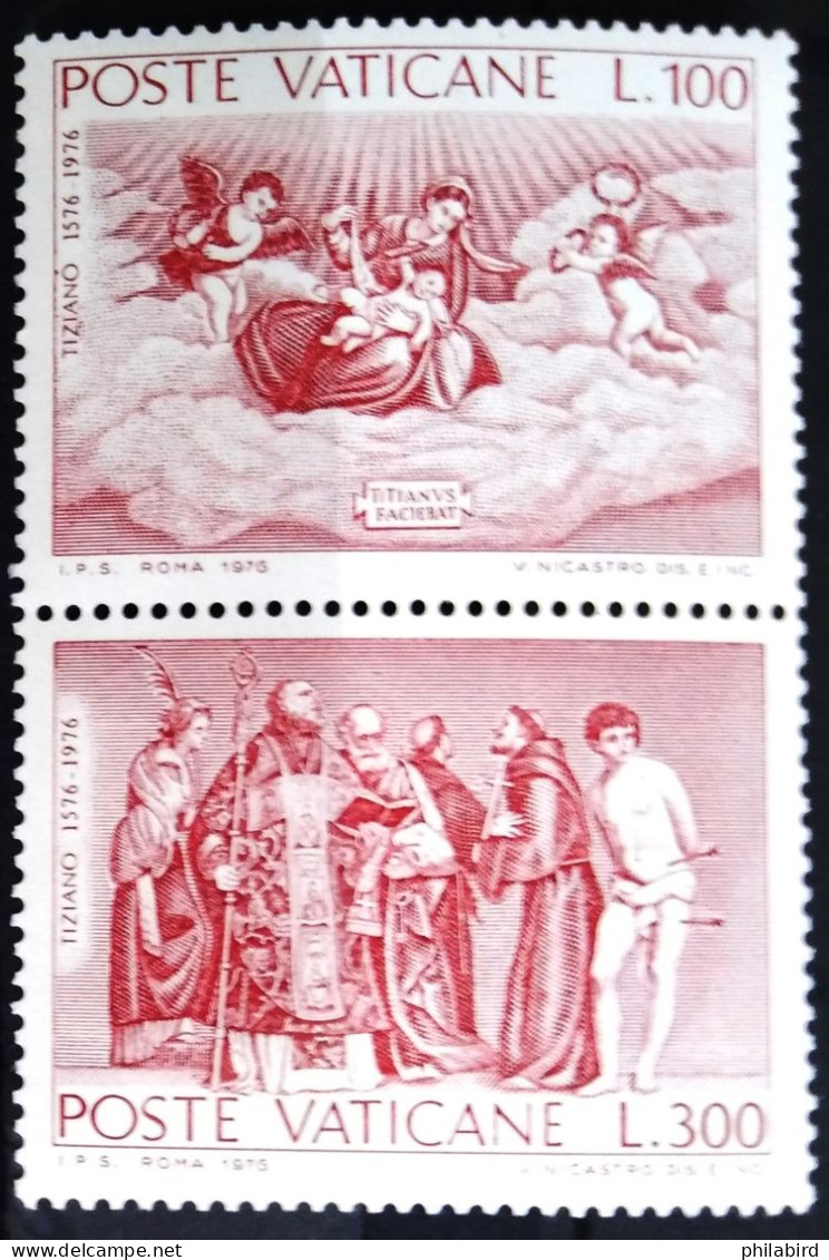 VATICAN                          N° 611/612                        NEUF** - Unused Stamps