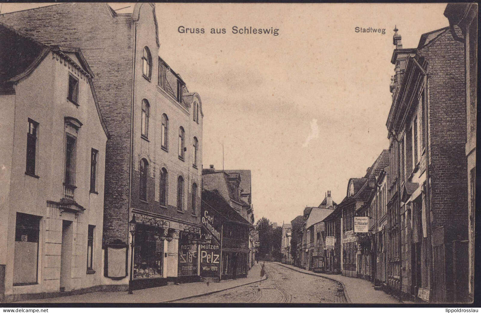 Gest. W-2380 Schleswig Stadtweg 1908 - Schleswig