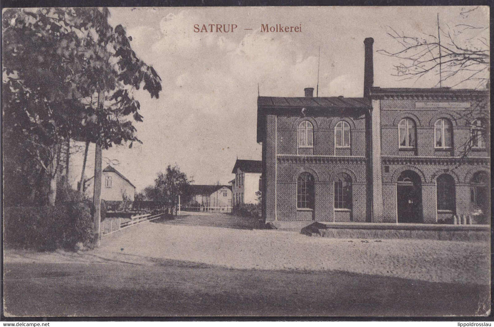 Gest. W-2394 Satrup Molkerei 1913 - Flensburg