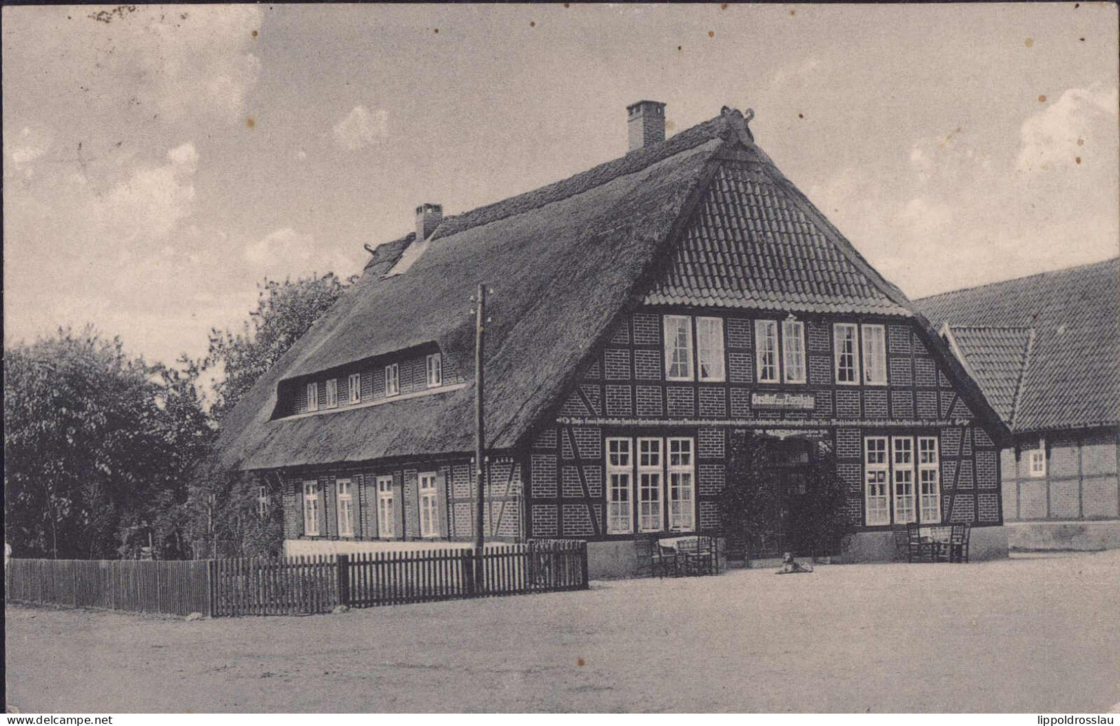 Gest. W-2727 Lauenbrück Gasthaus Zur Eisenbahn 1925 - Rotenburg (Wuemme)