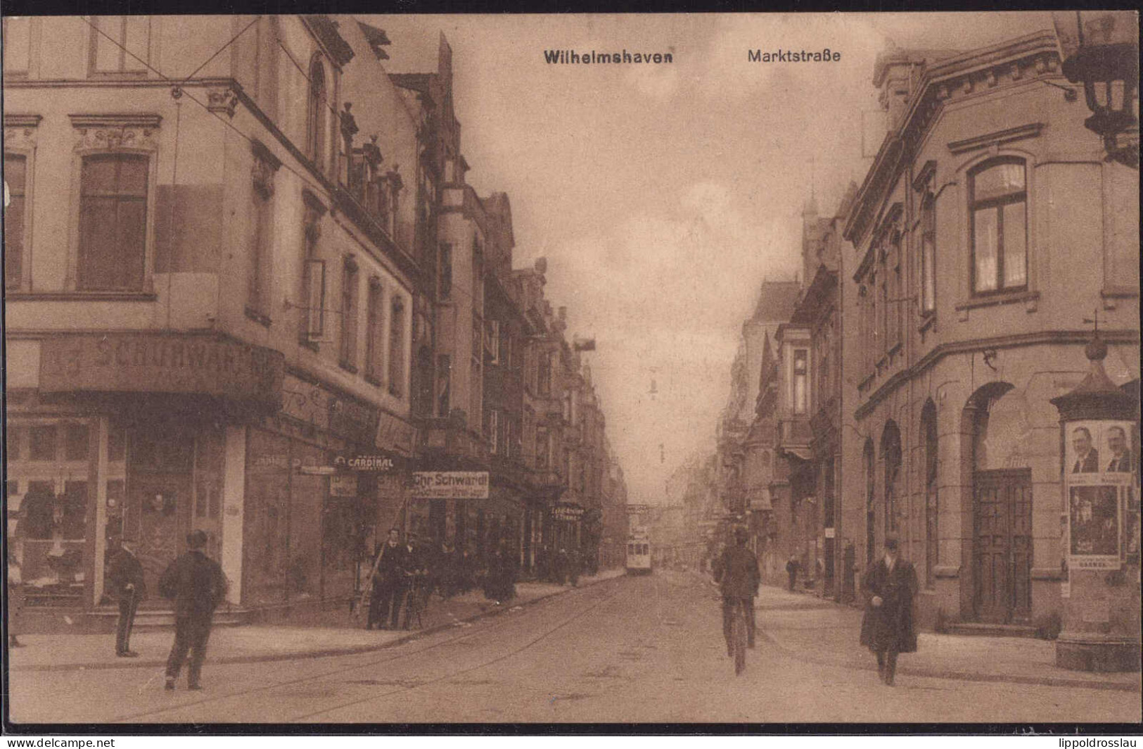 Gest. W-29400 Wilhelmshaven Marktstraße, MSP 1917 - Wilhelmshaven