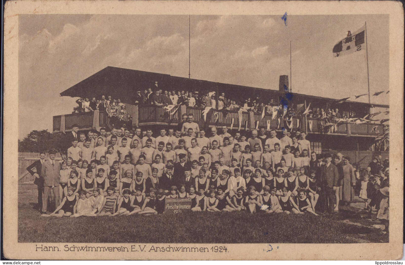 * W-3000 Hannover Hannoverscher Schwimmverien EV Anschwimmen 1924 - Hannover