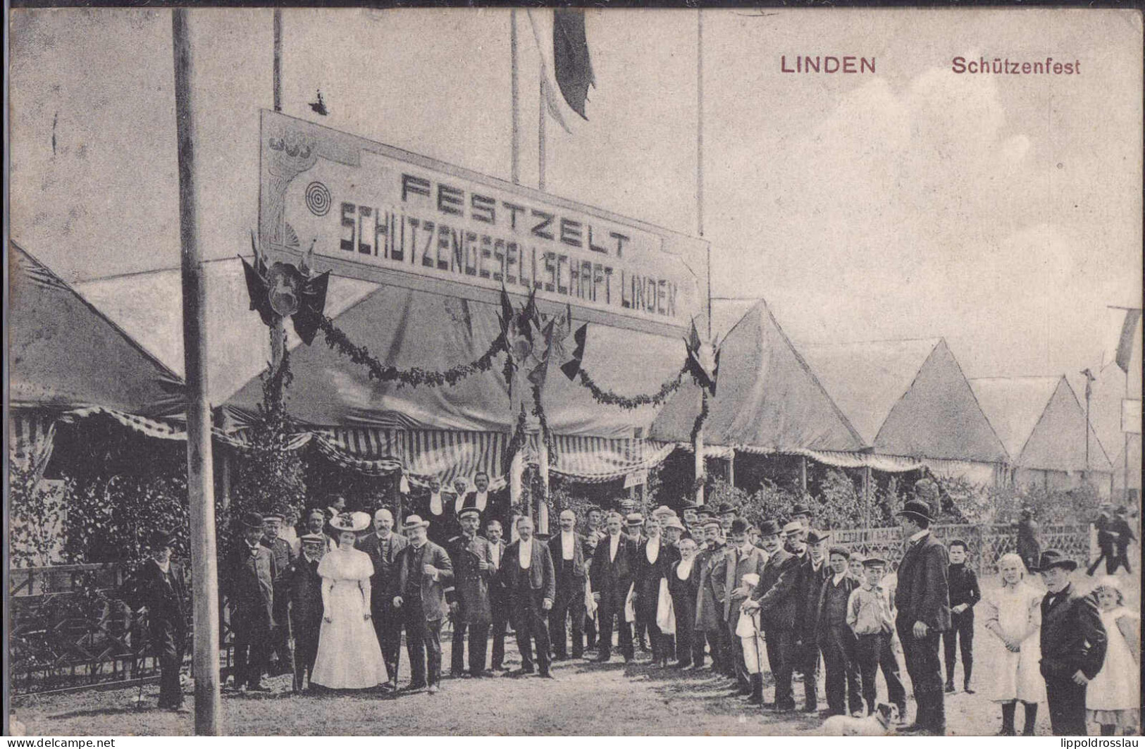 Gest. W-3000 Hannover Linden Schützenfest 1908 - Hannover