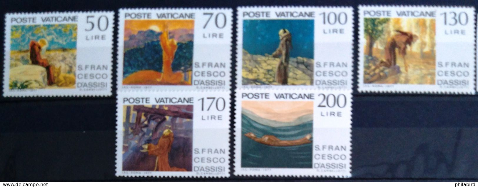 VATICAN                          N° 628/633                        NEUF** - Unused Stamps