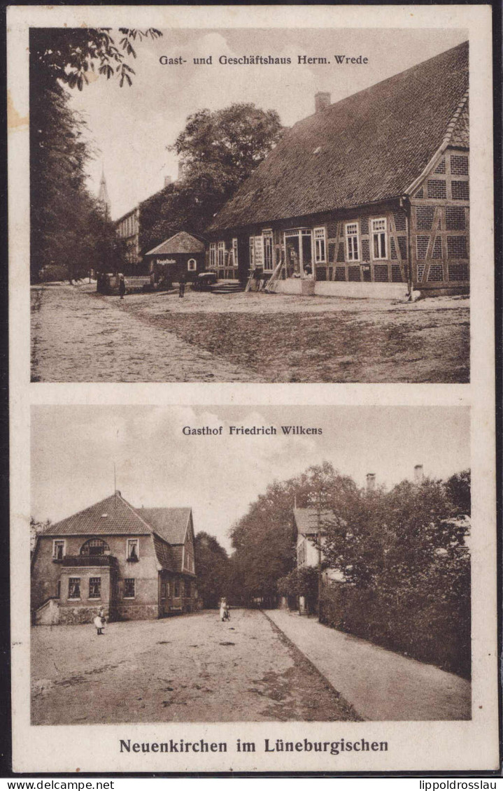 Gest. W-3044 Neuenkirchen Gasthaus Wrede Gasthaus Wilkens 1925 - Soltau