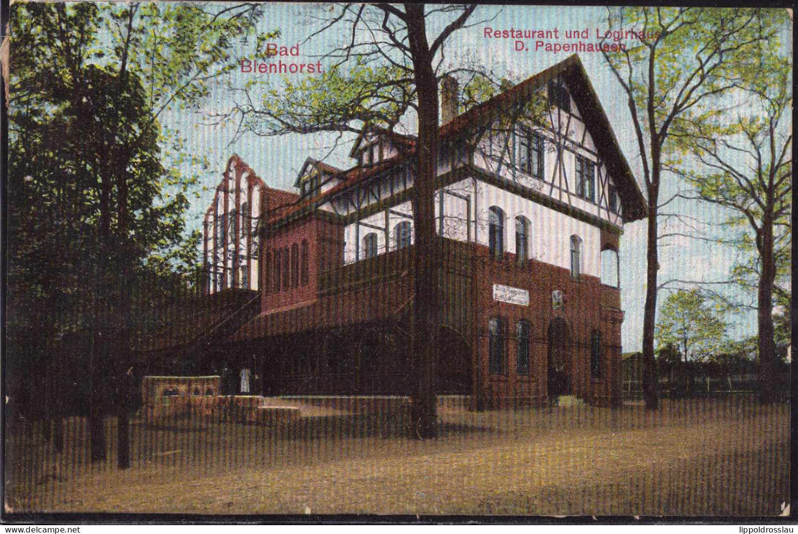 Gest. W-3071 Blenhorst Gasthaus Papenhausen 1905 - Nienburg