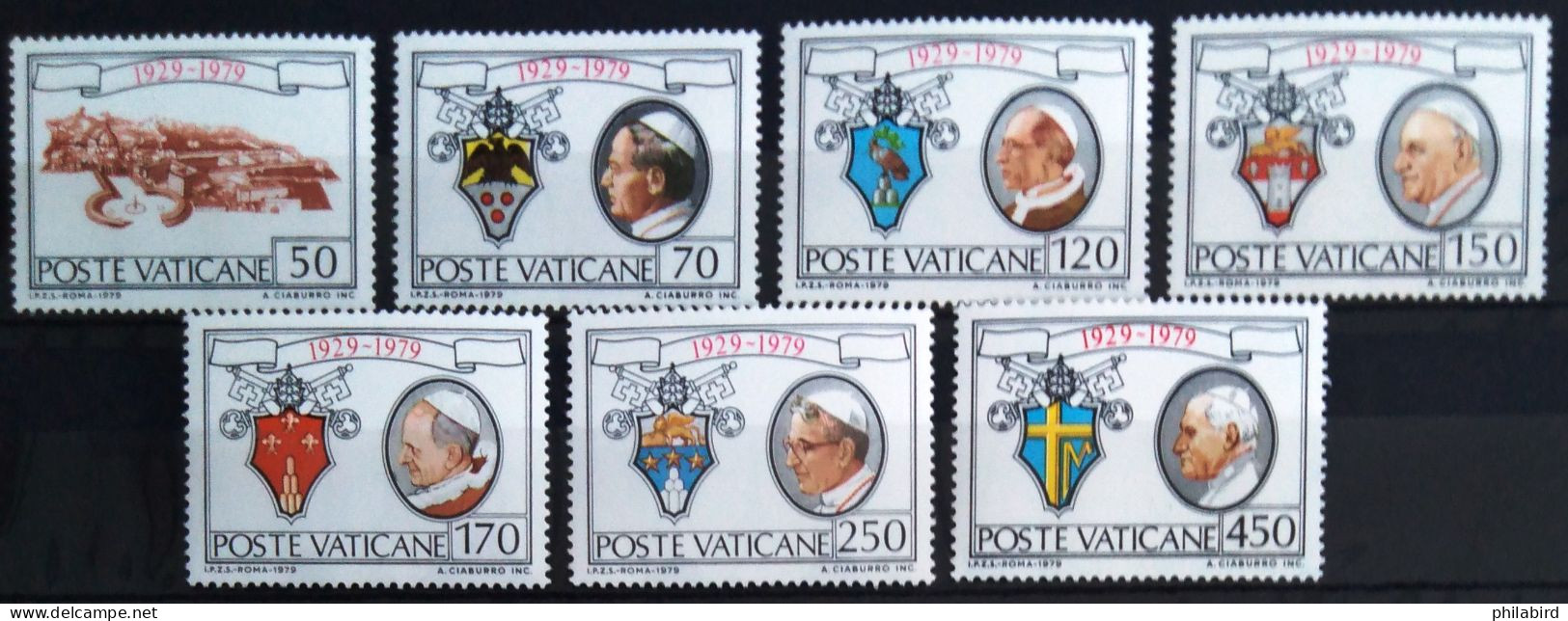 VATICAN                          N° 678/684                        NEUF** - Unused Stamps